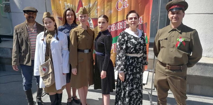 ТЕАТР ПОЗДРАВИЛ С 9 МАЯ ЛЮБИМЫЙ ГРОДНО